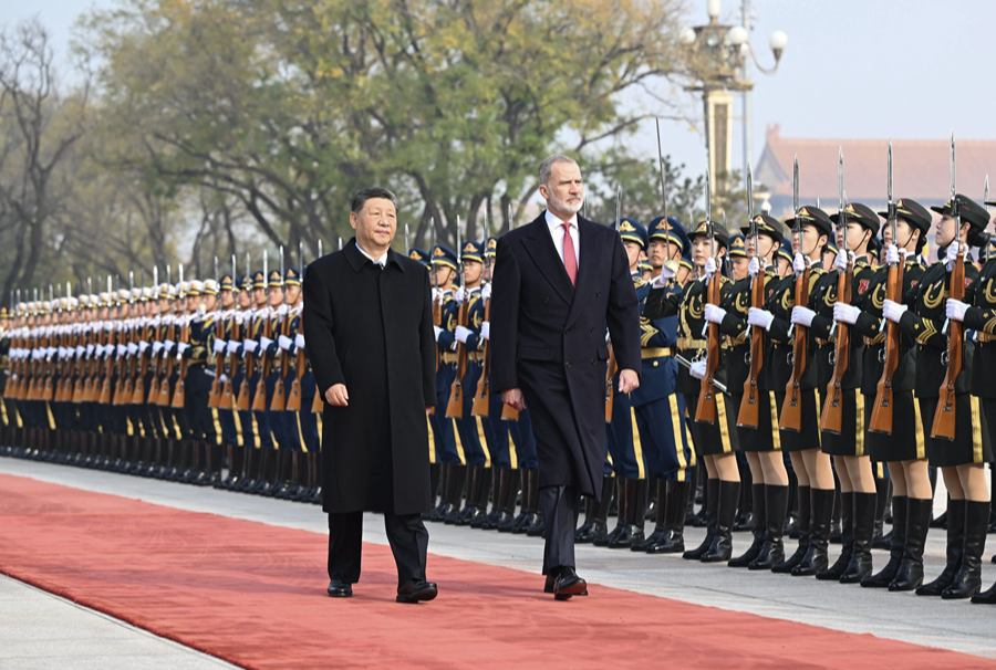 習(xí)近平會(huì)見(jiàn)西班牙國(guó)王費(fèi)利佩六世
